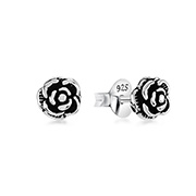 EP-2663 - Plain 925 Sterling silver stud earring.