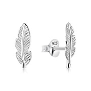 EP-2710 - Plain 925 Sterling silver stud earring.