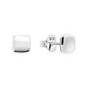 EP-2782 - Plain 925 Sterling silver stud earring.