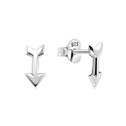 EP-2798 - Plain 925 Sterling silver stud earring.