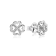 EP-2829 - Plain 925 Sterling silver stud earring.