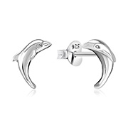 EP-539 - Plain 925 Sterling silver stud earring.