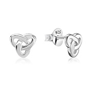 EP-611 - Plain 925 Sterling silver stud earring.