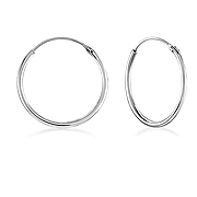 HP-007 - 20 x 1.2 mm. 925 Sterling silver hoop.