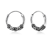 HP-283 - 925 Sterling silver hoop.