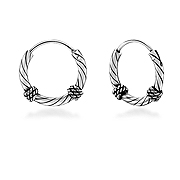 HP-292 - 925 Sterling silver hoop.