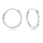 HP-402 - 925 Sterling silver hoop.