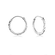 HP-403 - 925 Sterling silver hoop.