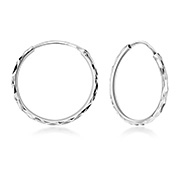 HP-406 - 925 Sterling silver hoop.