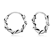 HP-508 - 925 Sterling silver hoop.