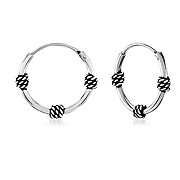 HP-515 - 925 Sterling silver hoop.