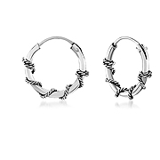 HP-530 - 925 Sterling silver hoop.