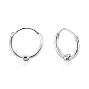 HP-584 - 925 Sterling silver hoop.