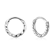 HP-585 - 925 Sterling silver hoop.