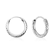 HP-616 - 925 Sterling silver hoop.