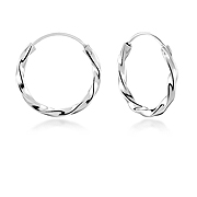 HP-640 - 925 Sterling silver hoop.