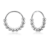 HP-642 - 925 Sterling silver hoop.