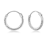 HP-655 - 925 Sterling silver hoop.