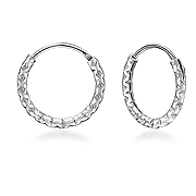 HP-659 - 925 Sterling silver hoop.