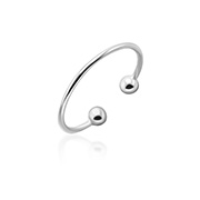 MC-2367 - Plain 925 Sterling silver toering.