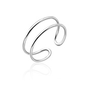 MC-2393 - Plain 925 Sterling silver toering.