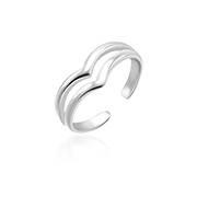 MC-2433 - Plain 925 Sterling silver toering.