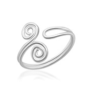 MC-413 - Plain 925 Sterling silver toering.