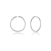 NS-554 - 925 Sterling silver nose hoop.