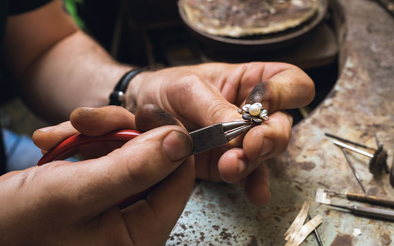 Whosesale Silver jewelry process